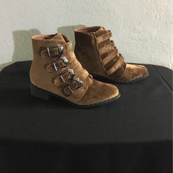 Brown  Suede  Boots