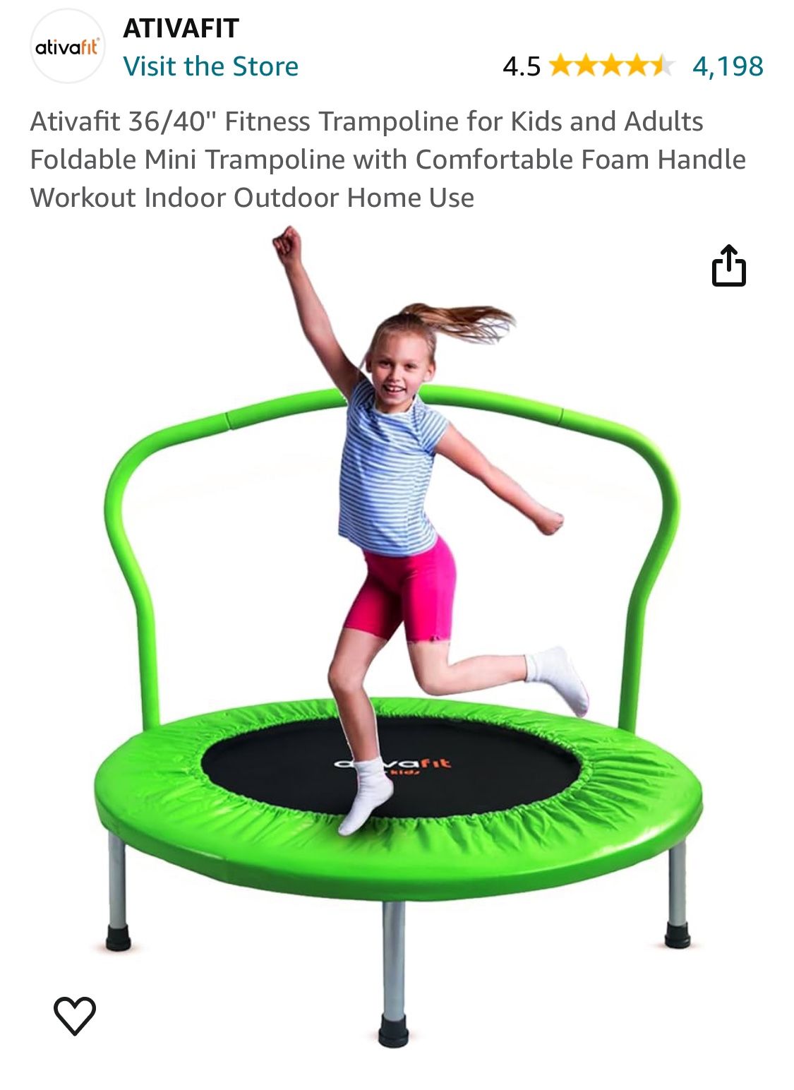 Kids/Adult Mini Trampoline