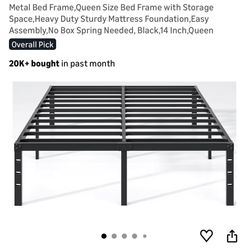 Queen Bed Frame And Mattress Gently Used Must Pick Up Queen Size 