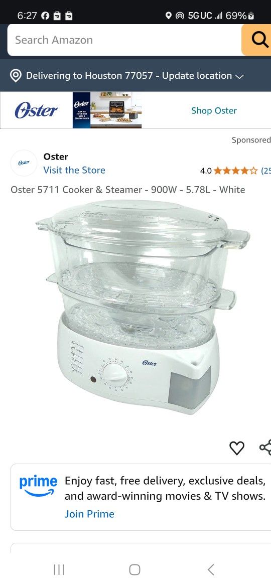 Oyster Two Story Steemer