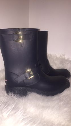 Tommy Hilfiger Boots, Blue, Size : 9M