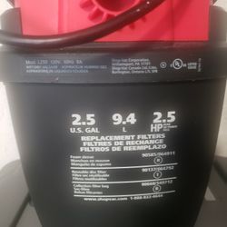 Shop-vac 2.5 Gal 2.0 Peak HP wet/dry Portable Vac