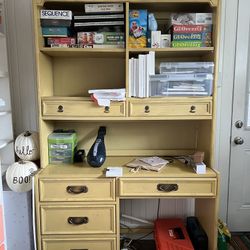 Antique Desk W/Hutch