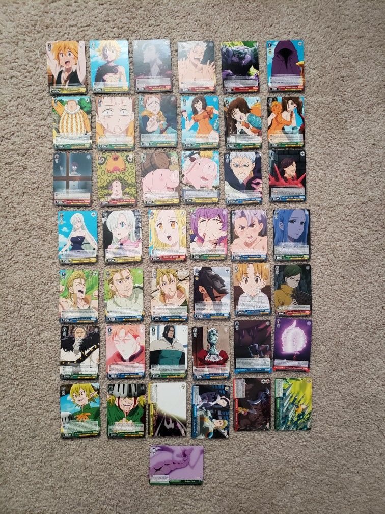 The Seven Deadly Sins Cards