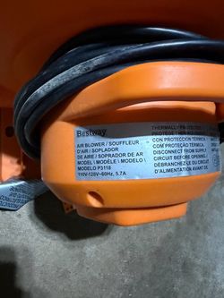 Bestway Air Blower 110-120v 60Hz 4.1A