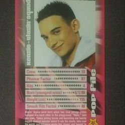 Kenzie Blazin' Squad Sqaud Error Smash Hits! Popstars 2 2003 Top Trumps Specials Card British UK Music Winning Moves Picture Pop File Vintage Game