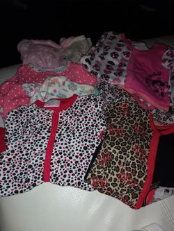 baby girl sleeper lot