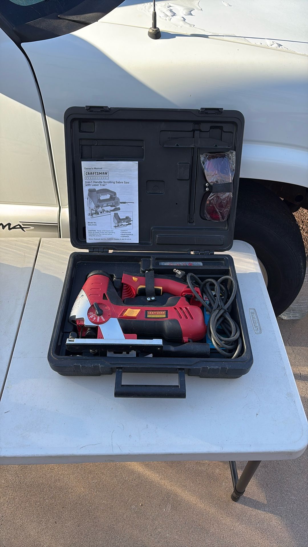 Craftsman 2 On 1 Handle Scrolling Jigsaw W/ Laser Trac