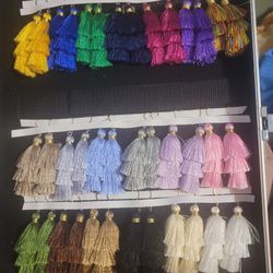 Silk 3 Tiers Earrings