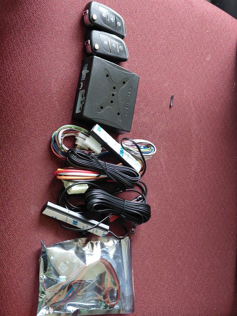 Alarma Antirrobo Seguriad De Boton De Arranque 