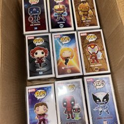 Assorted Funko Pops 