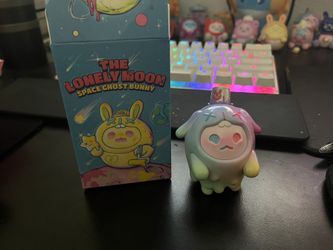 The Lonely Moon Space Ghost Bunny