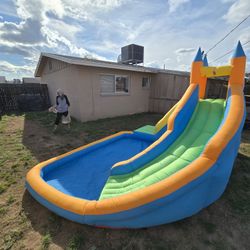 Bounce House With Water Slide
