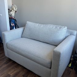 Crate and Barrel Twin Sleeper sofa