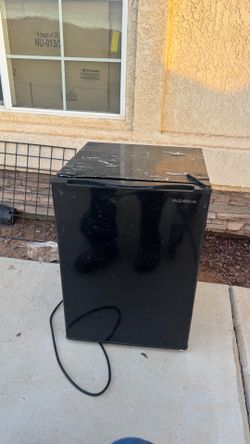 Mini fridge great for a garage or man cave