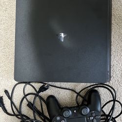 Sony PlayStation 4 with a Controller 