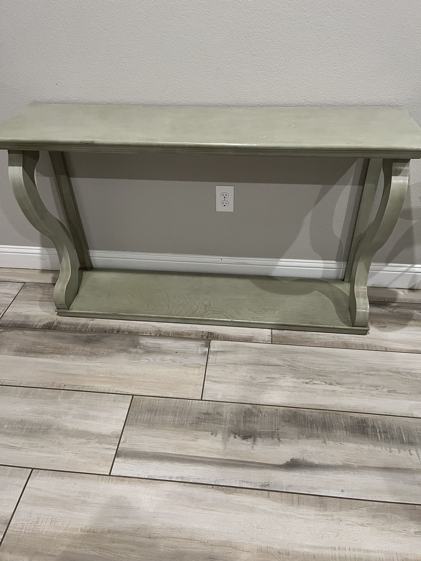 Green Console Table