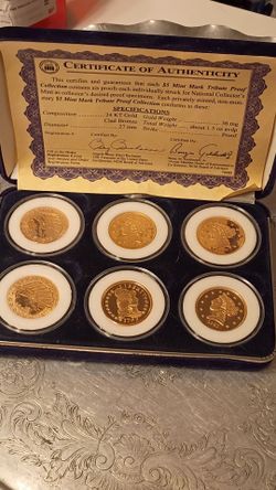 $5 Mint Mark Tribute Proof Collection set