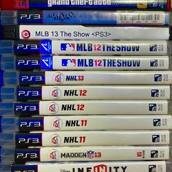 PS3 Game Bundle  ( ps3 Game Lot ) Games