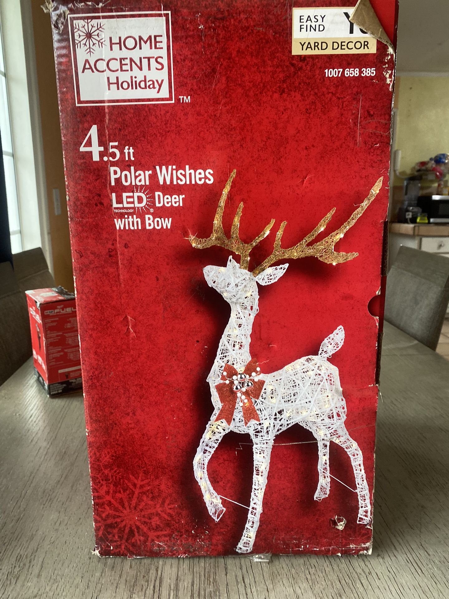 4.5 Ft Polar Wishes Led Deer !! 