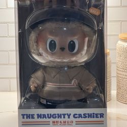 The Monsters The Naughty Cashier Vinyl Plush Doll Labubu 
