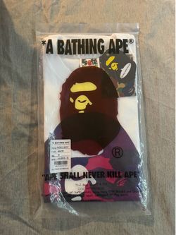 Bape shirt white/purple