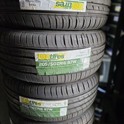 205/50R16 SET OF 4 NE WHITH INSTALLATION AND BALANCING