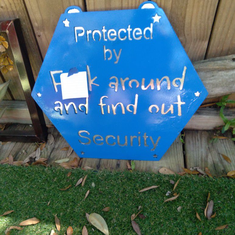 SECURITY SIGN 