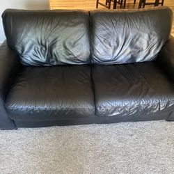 Black Leather Couch