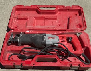 Milwaukee Sawzall Reciprocating Saw Corded Heavy Duty w/ Hard Case Tested