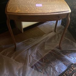 Antique Side Table With Drawer
