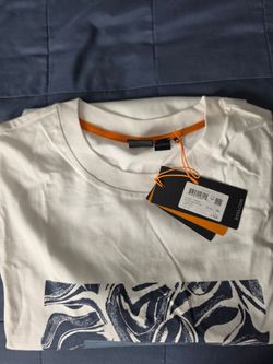 Hugo Boss White Graphic T-Shirt 4XL