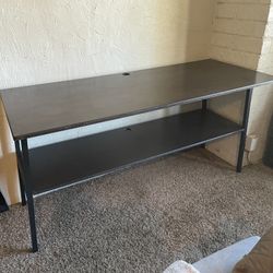 Desk With Shelf Underneath 