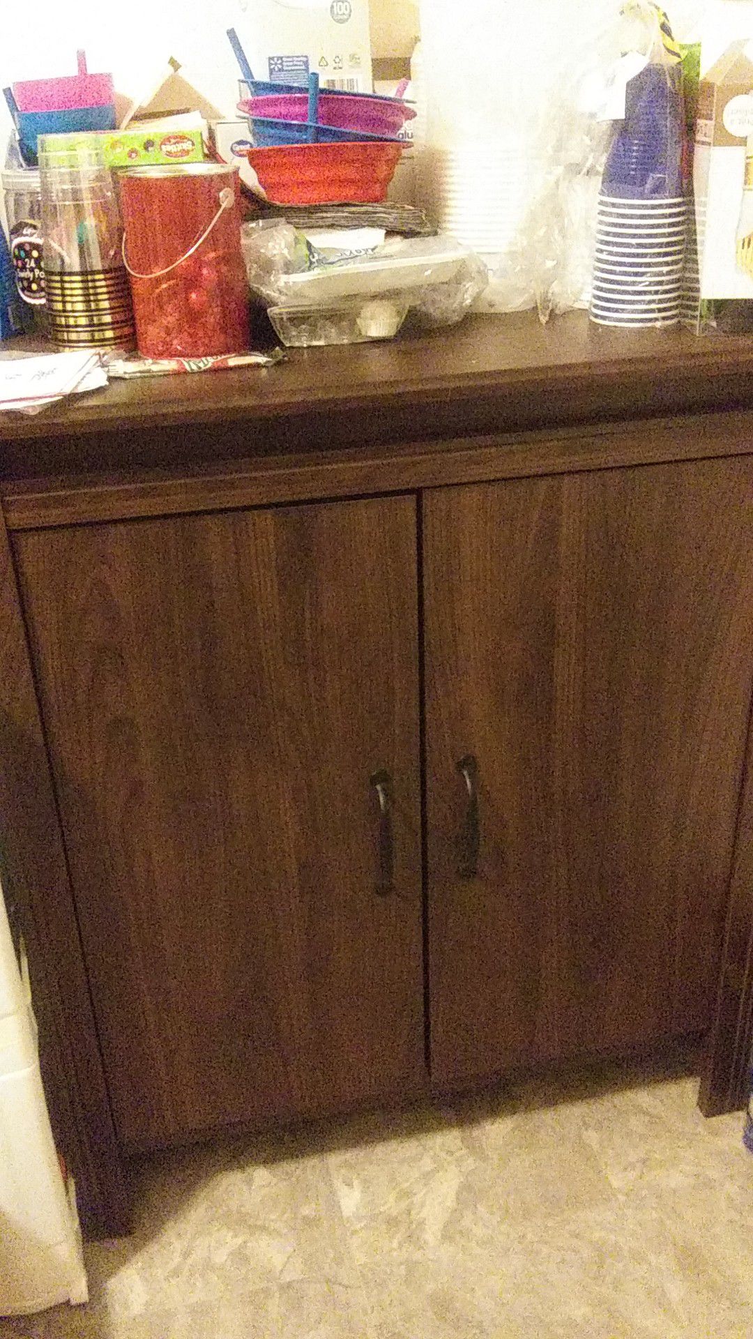BRUSALI Brown cabinet from ikea