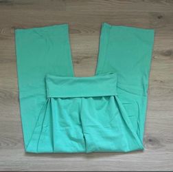 brandy melville teal priscilla pants