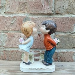 Vintage Gorham Moppets "Kissing Kids" Figurine