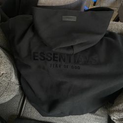 Black Essential Hoodie And Sweats 