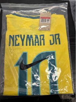 Neymar Brazil size large soccer Jersy
