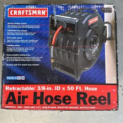 NEW Craftsman 50ft Retractable Air Hose Reel - Never Opened - $45