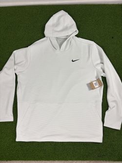 Nike Dri-FIT Mesh Pullover Hoodie Mens XXL White Lightweight NWT $120