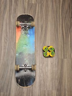 Size 7 skateboard with 56mm 99a wheels