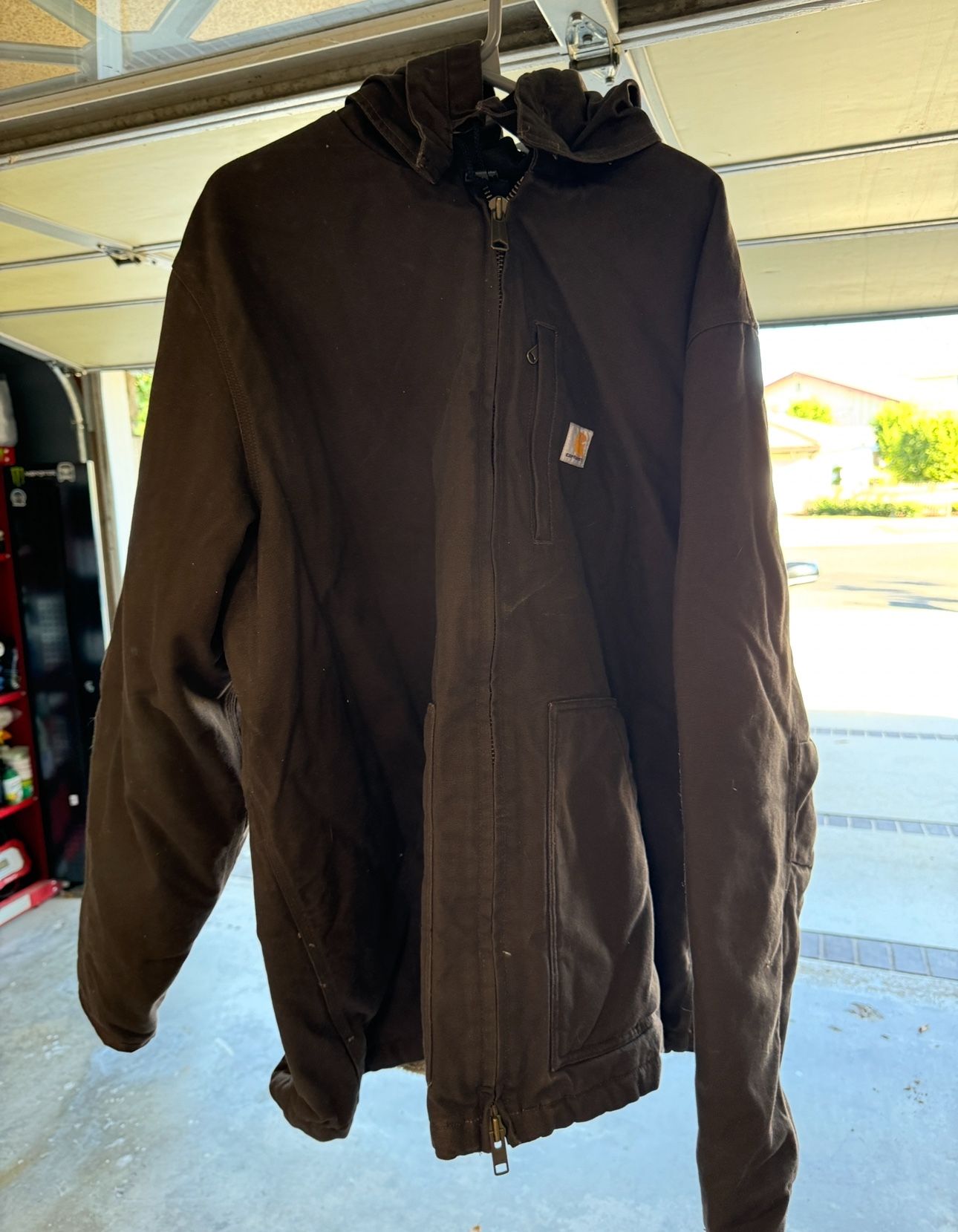 New Men’s Carhart jacket With Hood 2XL With Hood