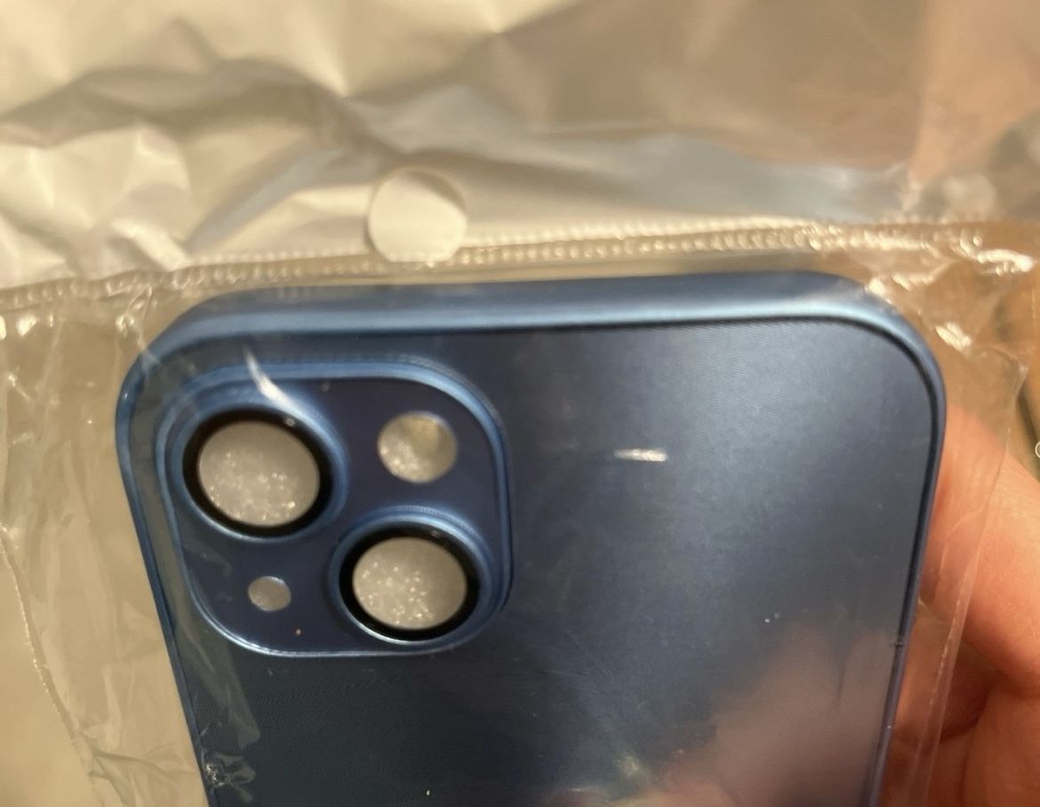 iPhone 13 Metallic Style Case Blue