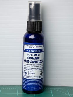 Dr. Bronner's Peppermint Organic Hand Sanitizer 2 fl oz