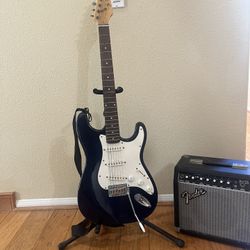 Jay Turser Strat (Mint) W/ Fender Amp 