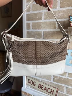 Coach Signature C Jacquard Hobo Bag