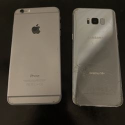I Phone 6 And Samsung S8+ 