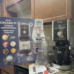 Ninja CREAMi XL Deluxe 11-in-1 Ice Cream & Frozen Treat Maker