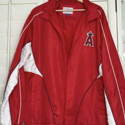 LA Angels MLB G-III Red Windbreaker Jacket Men’s L