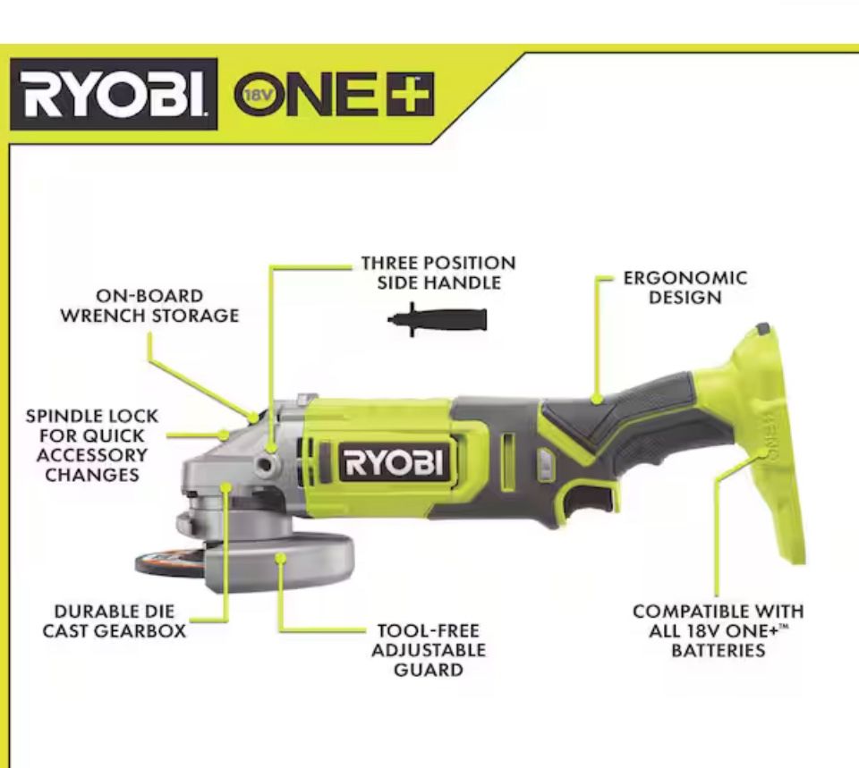 Ryobi One Angle Grinder